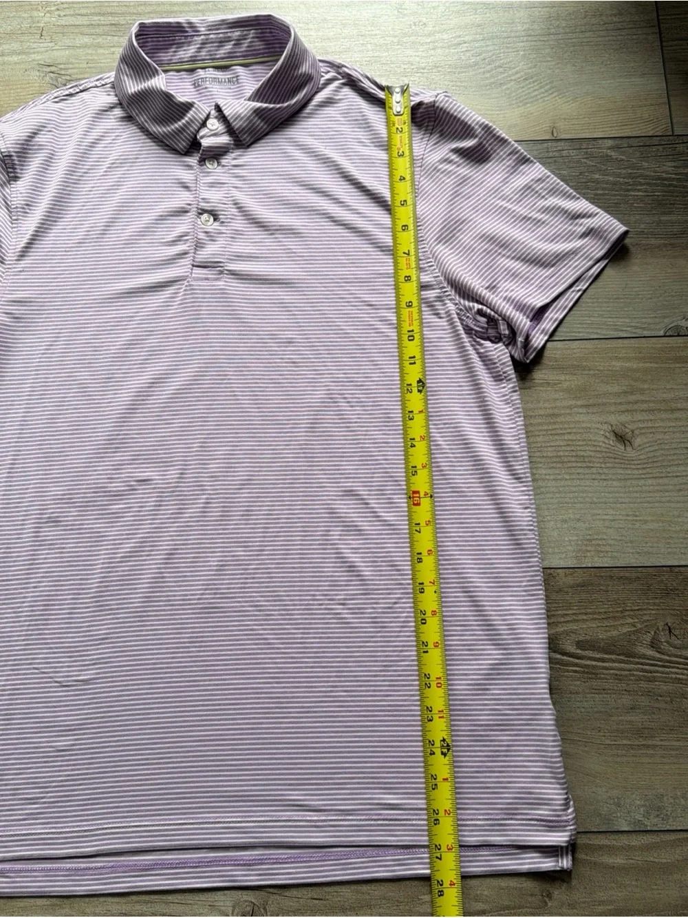 J.Crew Performance Men’s Size Large Polo Shirt. Multicolor Stripes. Great Cond.